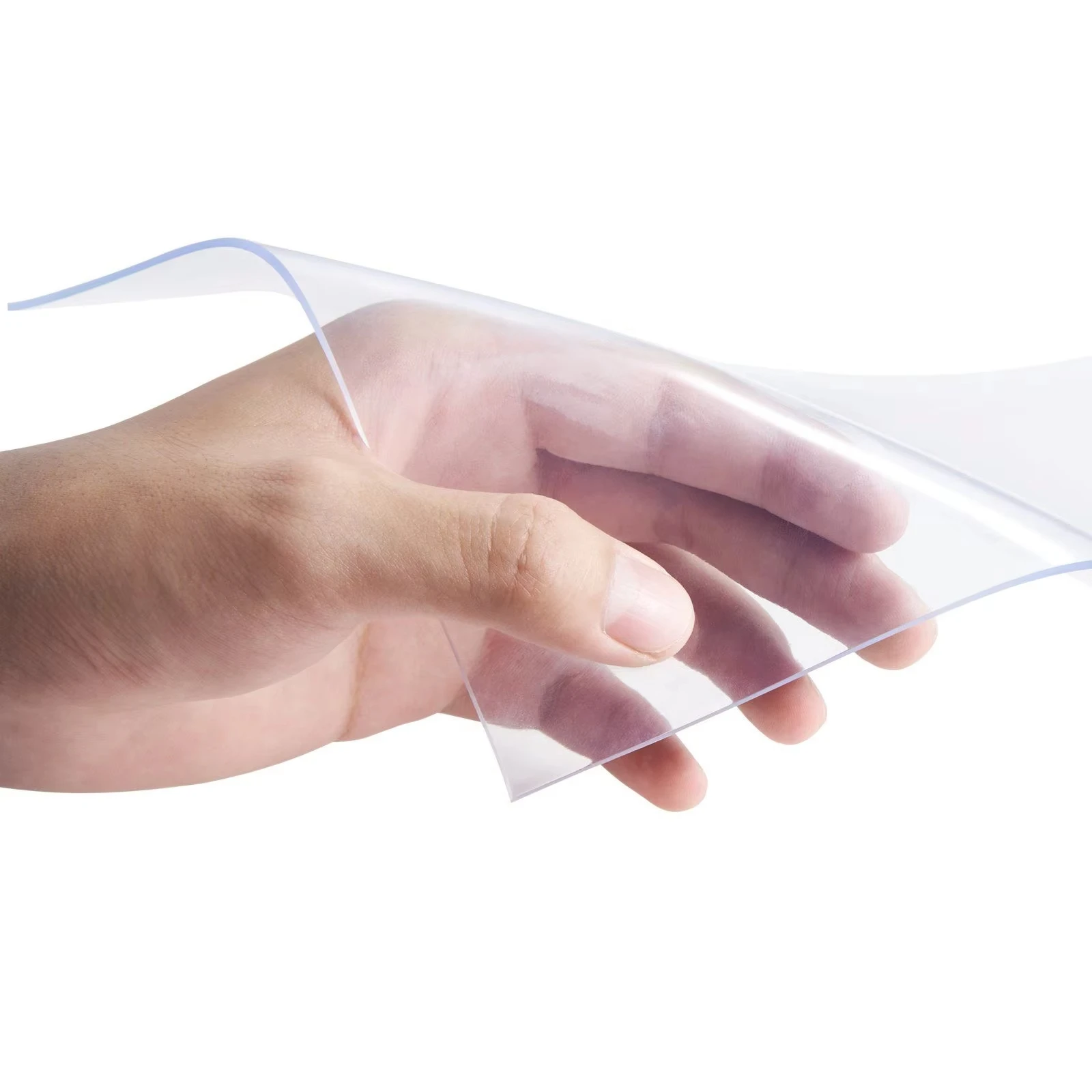 Commercial PVC Strip Door Material – 100' Length x 12" Width – 0.12" Thick Clear Plastic Strips – High Traffic Areas