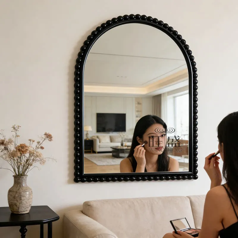 Dressing Table Aesthetic Mirror Modern Decoration Girls Makeup Vintage Mirror Living Room Luxury Spiegel Wand Home Decorations