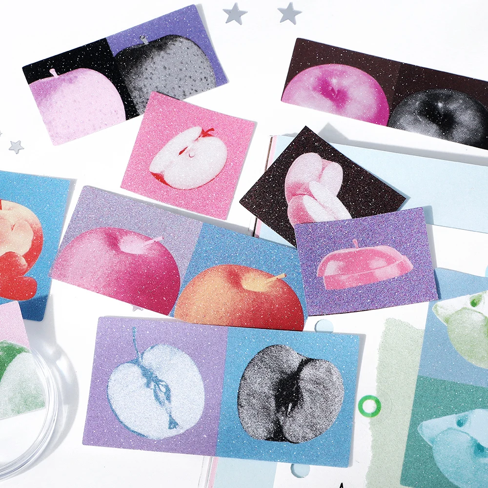 20 قطعة/الحزمة Ins اليابانية الكورية الجمالية القرطاسية ملصقات الفن الرسوم التوضيحية ملصق حزمة DIY بها بنفسك مذكرات سجل القصاصات مجلة مخطط