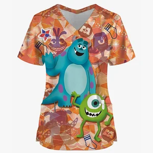 قصة لعبة 4 ملابس الجمال وتصفيف الشعر ملابس العمل الطبية قصيرة الأكمام أعلى الخامس ملابس ممرضة أنثى فني ممرضة أفضل 10 ملابس فني تمريض مبيعا - رقم 8