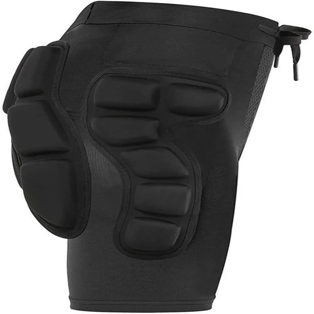 3D Padding Protective Padded Shorts Thickened EVA High Elastic Impact Resistance Shorts Padded Compression Shorts Skateboarding