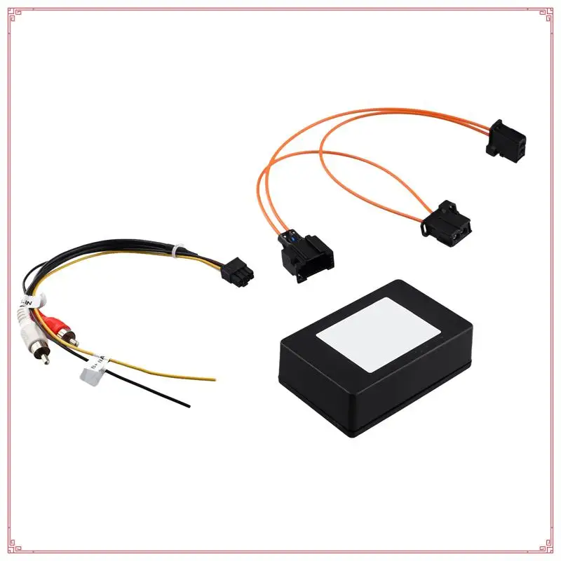 

Car Stereo MOST Fiber Optical Radio Decoder Amplifier Adapter Box For Porsche Cayman 911 Benz ML/GL/SLK