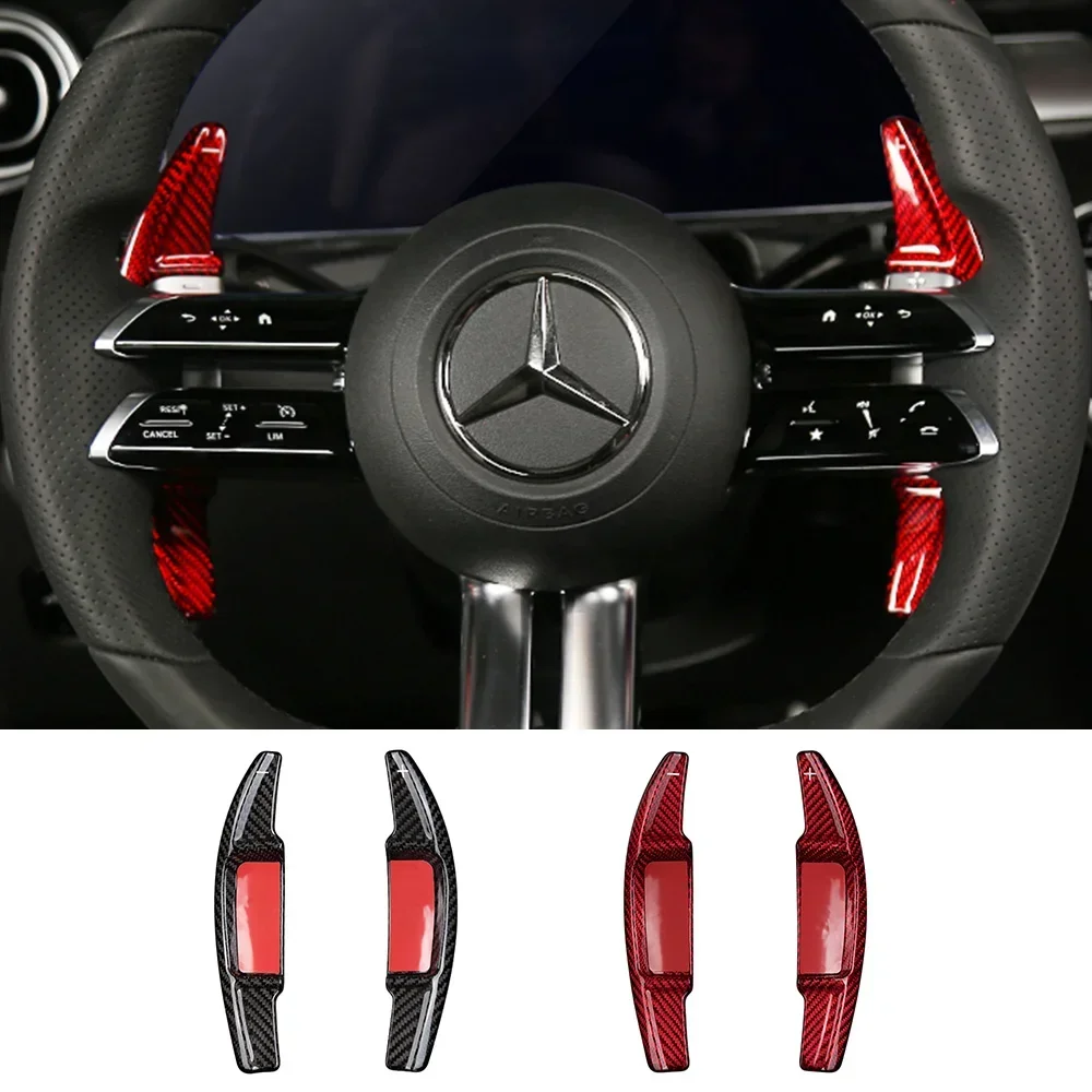 For MB 2022 C S Class W206 E220d AMG Line EQS EQE CLS SL63 E53 E63S GT53 Car Steering Wheel Paddle Shifter Extension Accessories