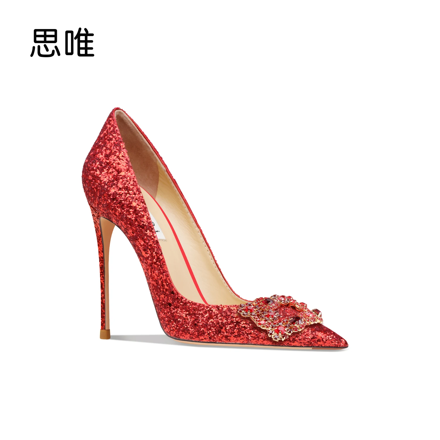 Women Pointed Toe heels Square Rhinestone Butterfly-knot Pumps Wedding Shoes Sexy Evening Dress Shoe Luxury Singles Shoes34-41