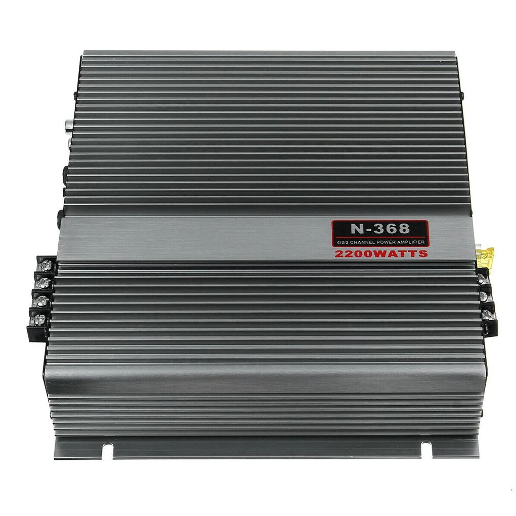 

2000W 12V 2 Channel Car Amplifier Short Circuit Protection Power Amp Bass Sub Woofer Car-mounted Amplifiers Attachment