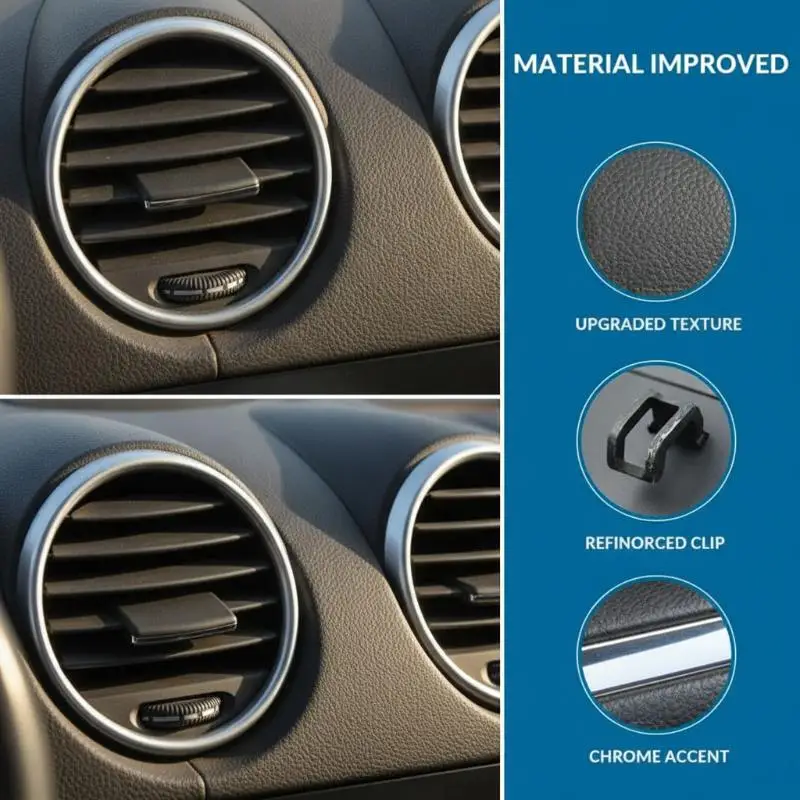 2Pcs AC Vent Paddle Clip Tab Repair Kit A04E Tool Free Installation AC Vent Fix Set for W164 X164 ML GL Autos