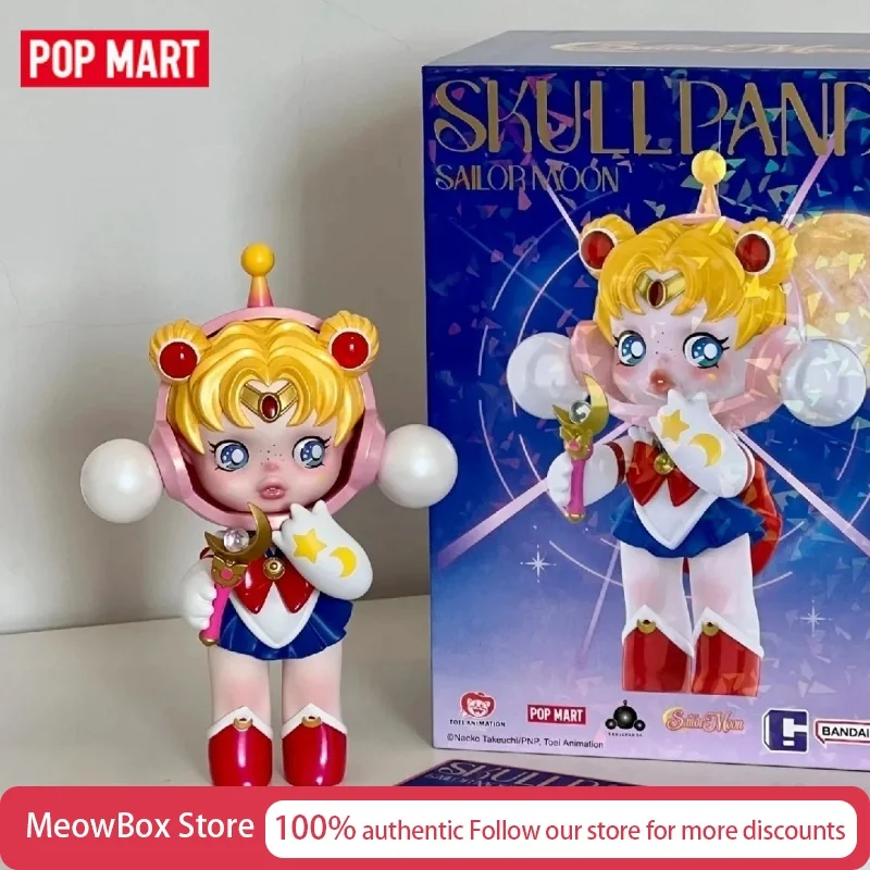 

POPMART SKULLPANDA Sailor Moon Collectible Anime Action Figure Cute Art Doll Romantic 520 Gift For Anime Fans And Toy Collectors