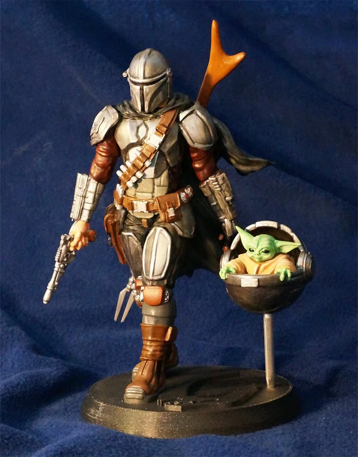 1/24 Schaal 75mm Hight Hars Figuur Alien Mech Warrior Model Kit Ongemonteerd en Ongeverfd 3D printen Garage speelgoed 091