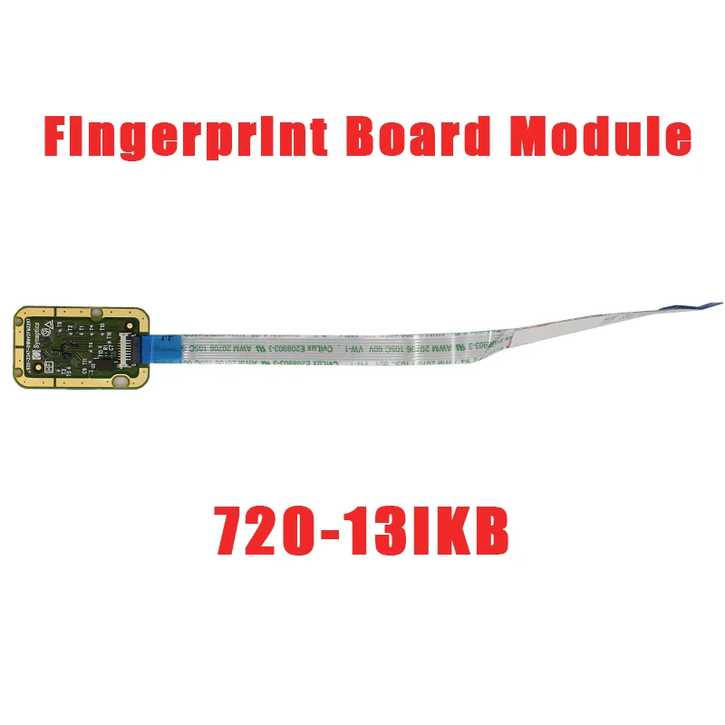 

Laptop Fingerprint Board Module For Lenovo For Ideapad For Yoga 720-13IKB 80X6 81C 5F30N68000 80X6 With Cable Silver New