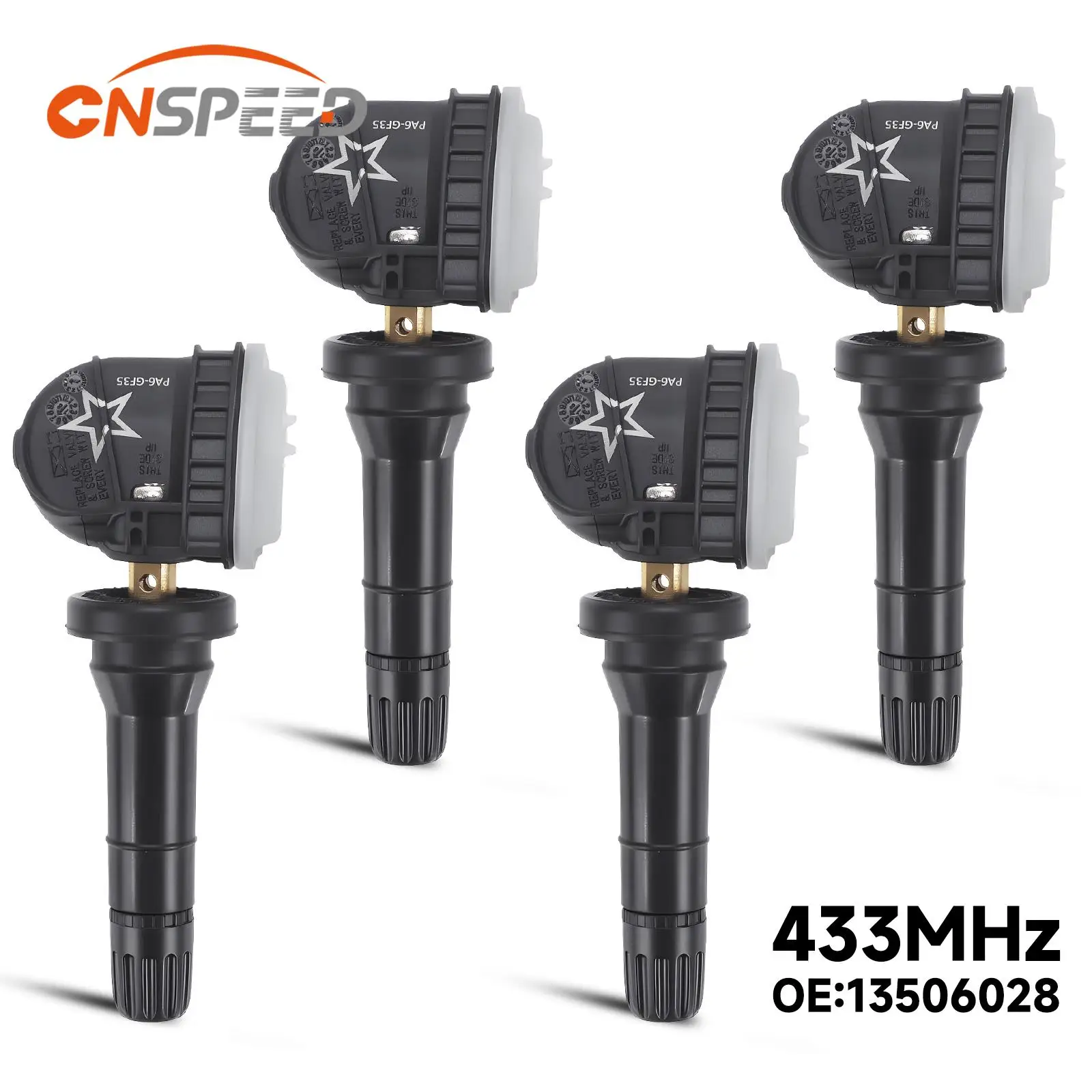4PCS Tire Pressure Monitor Sensor TPMS 13506028 For Opel Adam Ampera Antara Astra J k Corsa D E Insignia Meriva B Mocha Zafira C