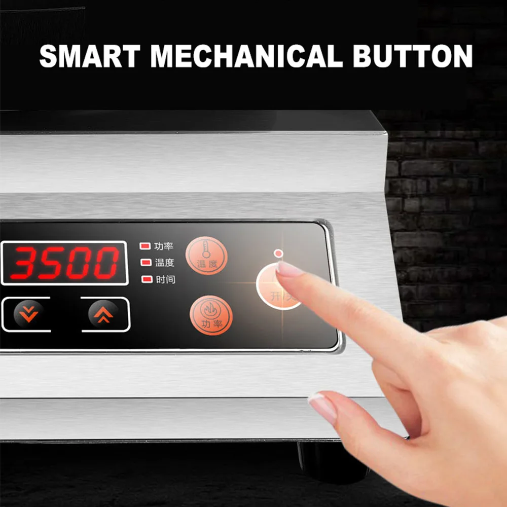 2025 جديد 3500 واط التعريفي طباخ الموقد التجاري المنزلية الفولاذ المقاوم للصدأ التعريفي موقد الطبخ المطبخ ماكينة طهي