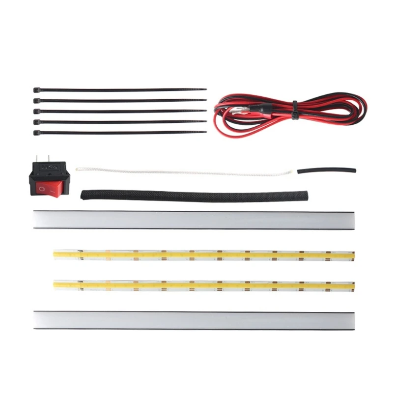 LED Lighting Upgrades, 2Color LED Light Strips , Efficient Heat Dissipation Compatible for MK4 3D Printer