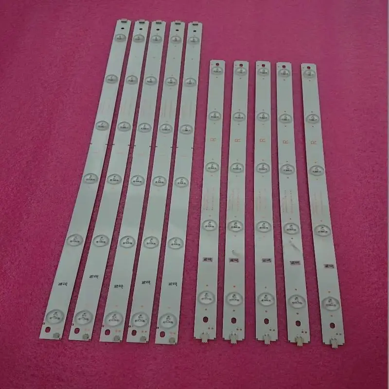 (New Kit)10 pcs LED backlight strip for LED500200 LB-C500F15-E1-A-2-SE1 LB-C500F15-E1-A-2-SE2 SVJ500A37-REV05-11LED-L/R