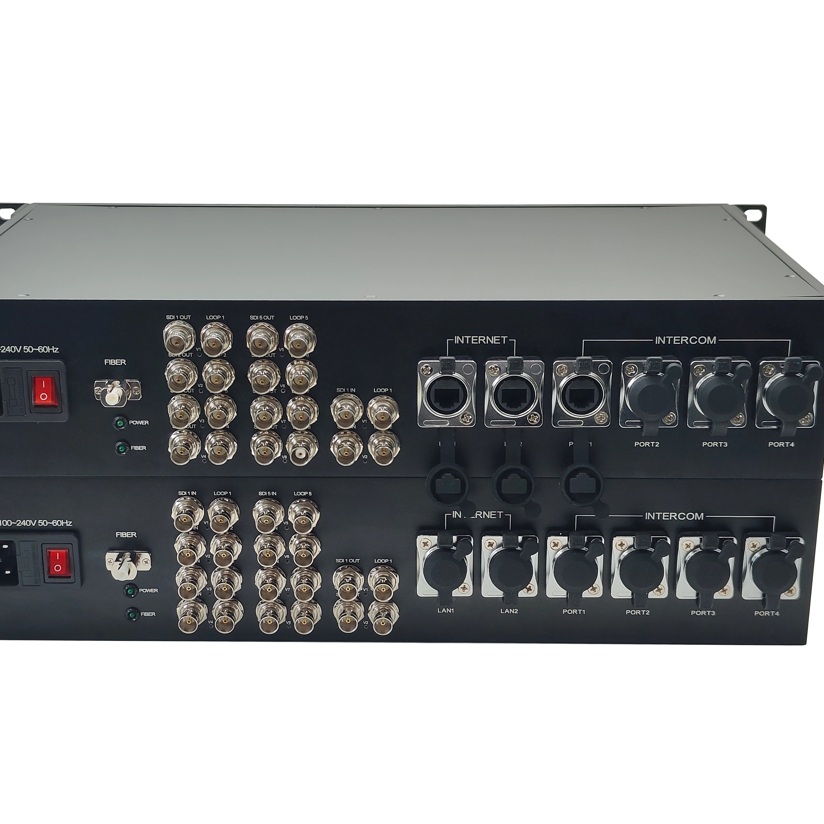 High Quality 3G-SDI Optical Media Converters SDI Video/o/Ethernet to Fiber Optic Converter Transmitter Receiver