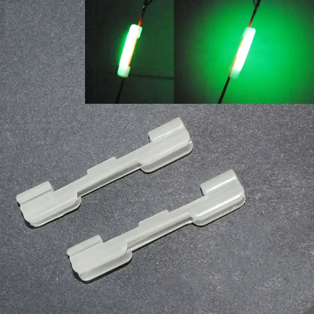 

10pcs Night Fishing Rod Tip Light Holder DIY Used On Fishing Rod Feeder For Chemical Fluorescent Light Stick Fishing Glow Stick