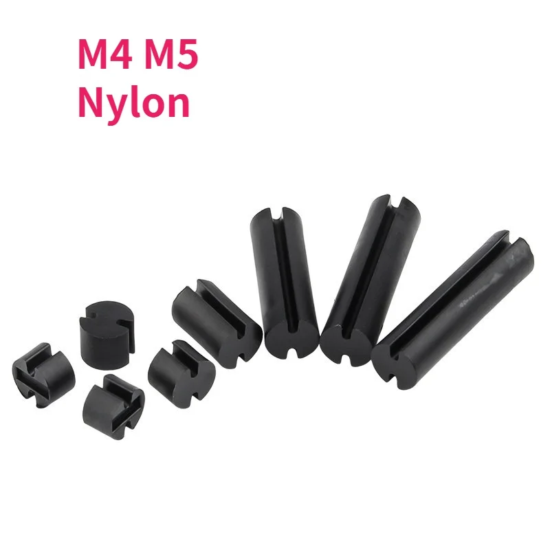 1000pcs Diameter 4mm 5mm Black LED Light Fixed Seat Lamp Head Fixing Spacer Double Pit Isolation Column Light Base Support