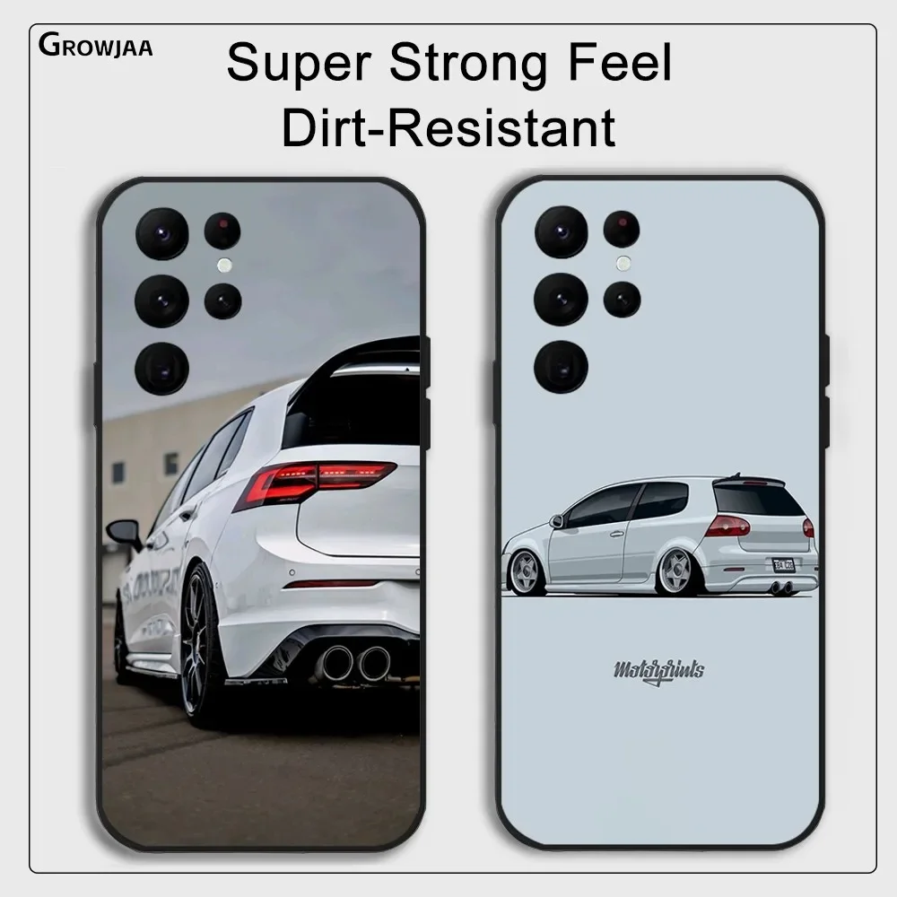 G-Golf-G-GTI-is Cars Cool Phone Case for Samsung Galaxy S24 Ultra S22 S23 Ultra S21 S20 Protective Silicone Funda