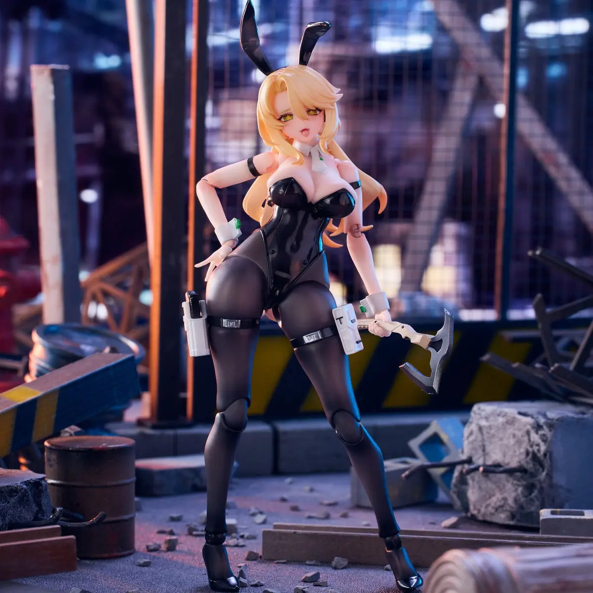 

original Traceability Rabbit Rapid Response Team Shieldhand Erena 1/12 Finished Movable Figure Gift Figure Collection Toys