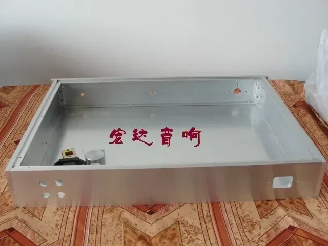435*60*310mm pre-amplifier Full aluminum Silver Power amplifier chassis /Tube amplifier Chassis/ AMP case Enclosure /DIY BOX