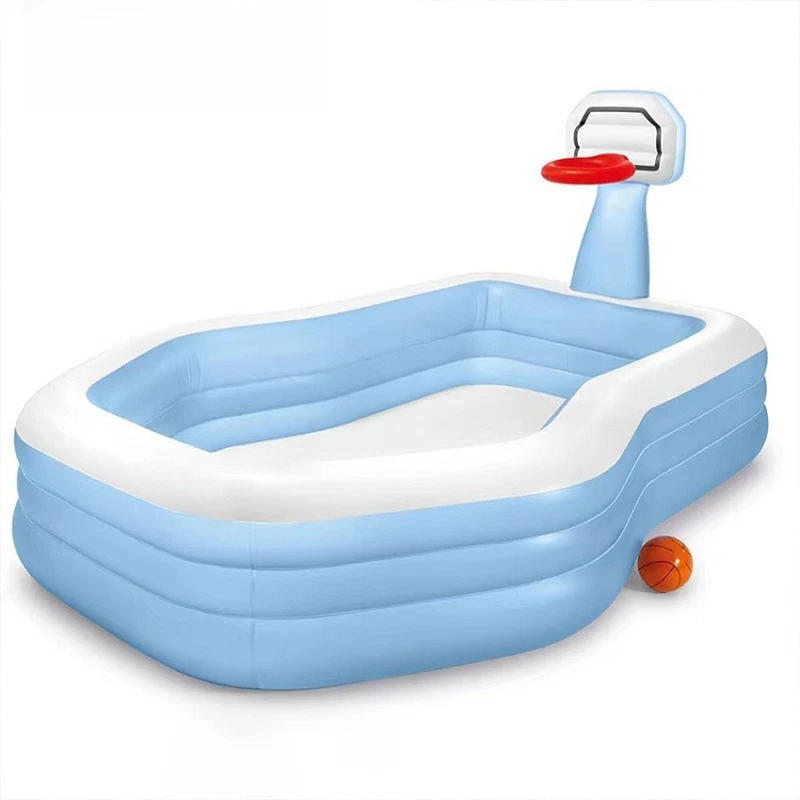 

Shooting rectangular pool Summer outdoor inflatable pool Children's family play pool