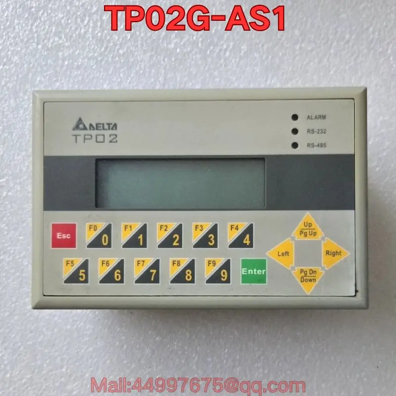 

Second-hand TP02G-AS1 text display function test is normal