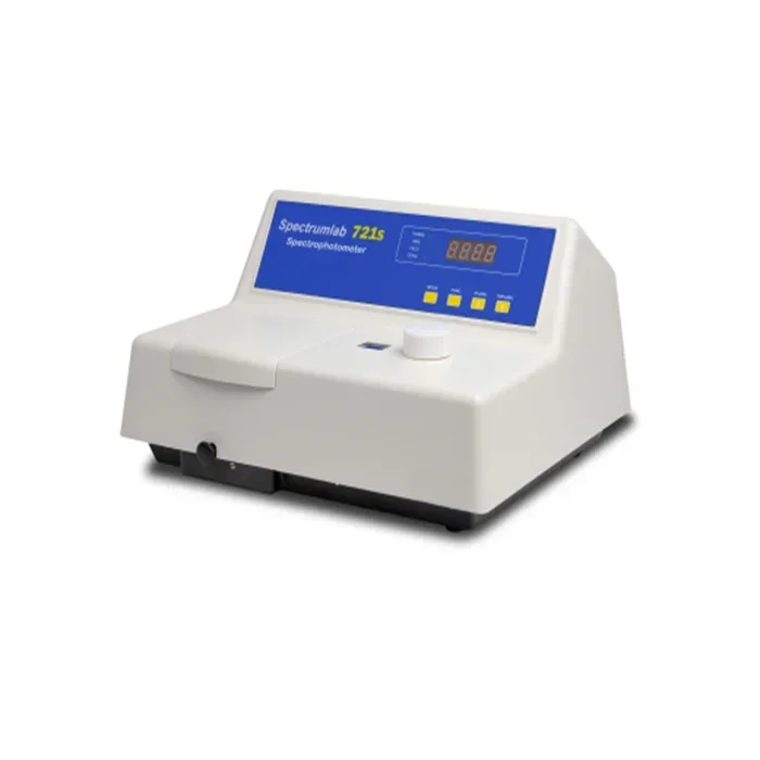 Popular 721S vis spectrophotometer with 360nm 1000nm wavelength range for lab