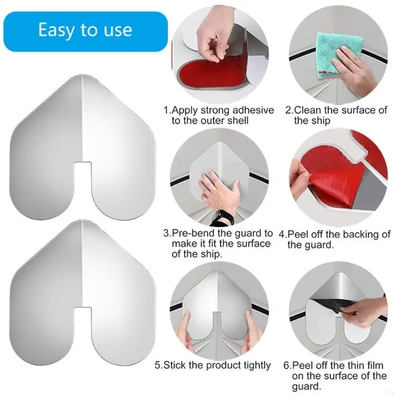  Stainless Steel Boats Bows Protectors Guards Rusts Proof Boats Bows Protectors
