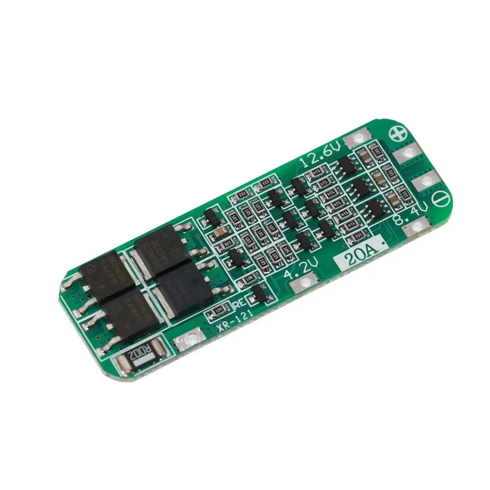 BMS 리튬 이온 배터리 18650 충전기 PCB 보호 보드, 드릴 모터용 리포 셀 모듈, 11.1V, 12V, 12.6V, 3S, 20A