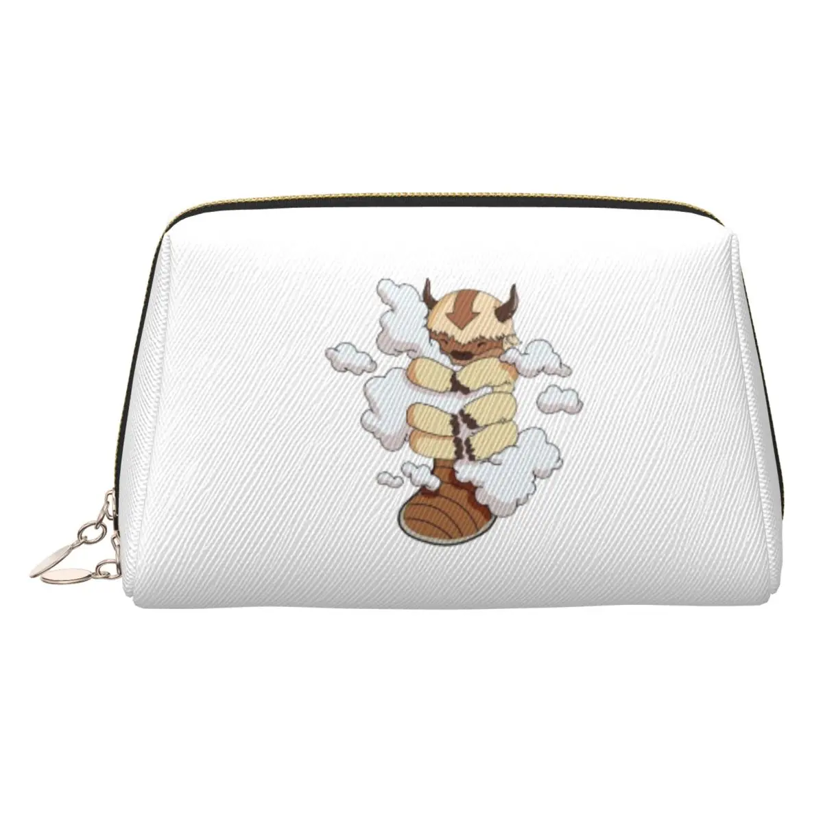 Appa Cuddling Clouds Avatar The Last Airbender Women Cosmetic Bags Travel Makeup Organizer Pouch Toiletry Storage Dopp Kit Box