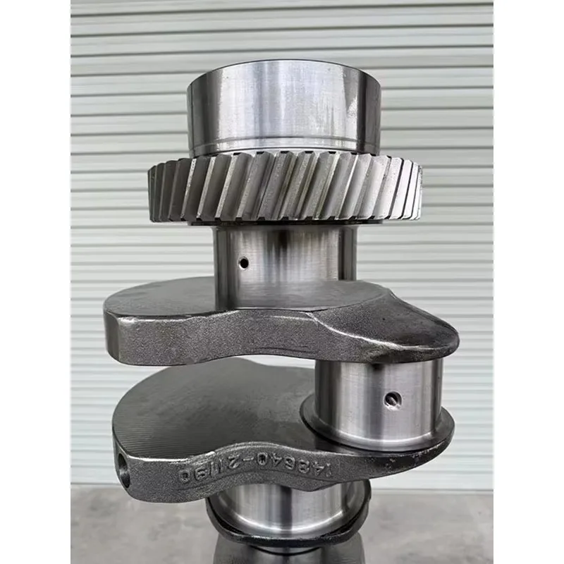 6AY Ductile Iron Crankshaft for Yanmar 6AY Reliable and Durable Marine Engine 148640-21190 Replacement Part