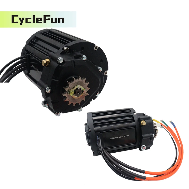 

QS138 4KW V3 90H PMSM двигатель среднего привода с внутренними редукционными шестернями 1:2,35 для мопеда 110 км DirtBike