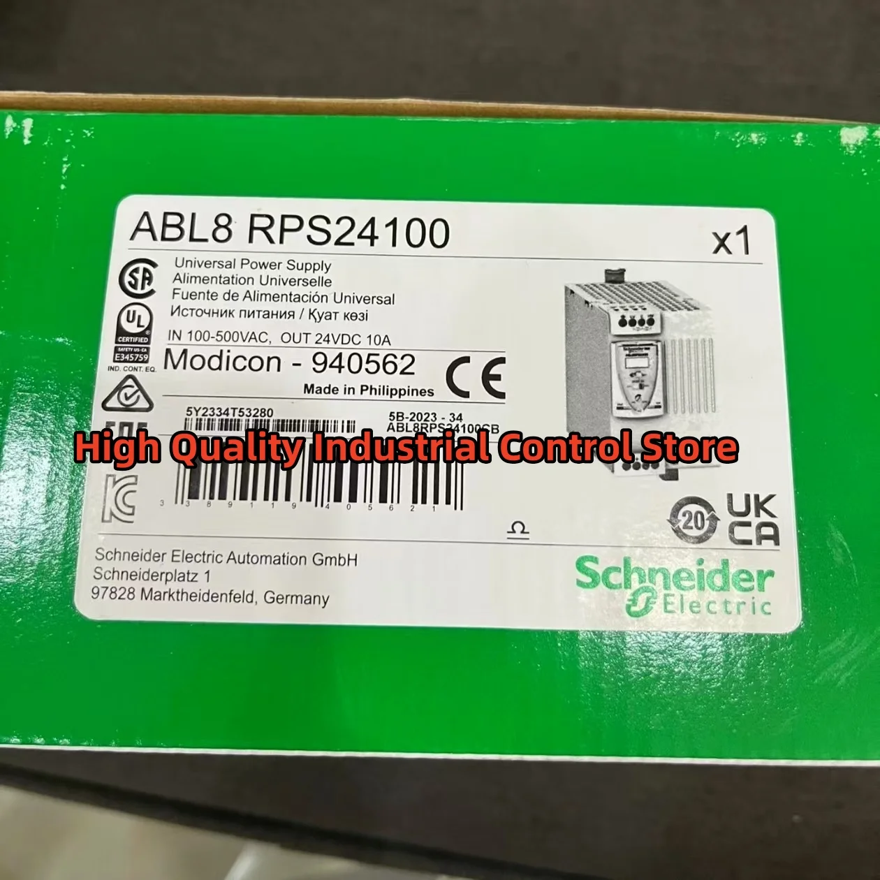 

ABL8RPS24100 ABL8RPS24030 Power AC-DC Converter DIN Rail new original