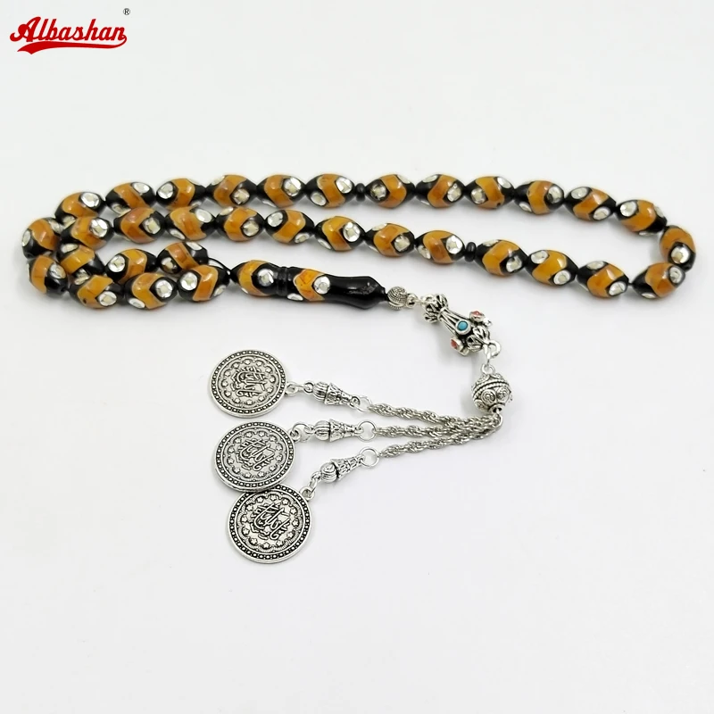 

Tasbih Natural kuka Wood arabic fashion bracelet ramadan gift misbaha handmade prayer beads arabic accessories