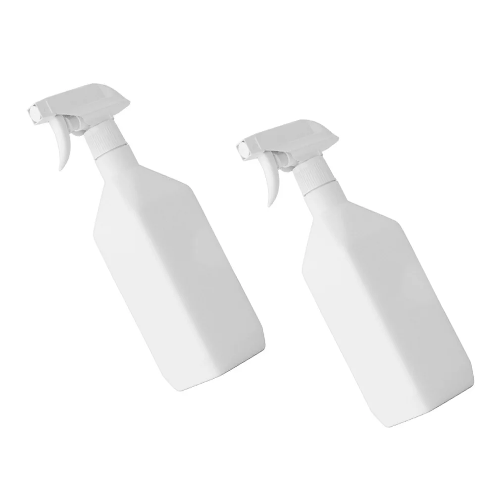 

2pcs Spray Bottles 500Ml Thickened Square Design For Plant Misting Hairdressing Cosmetics Watering Sprayer Household Refillable