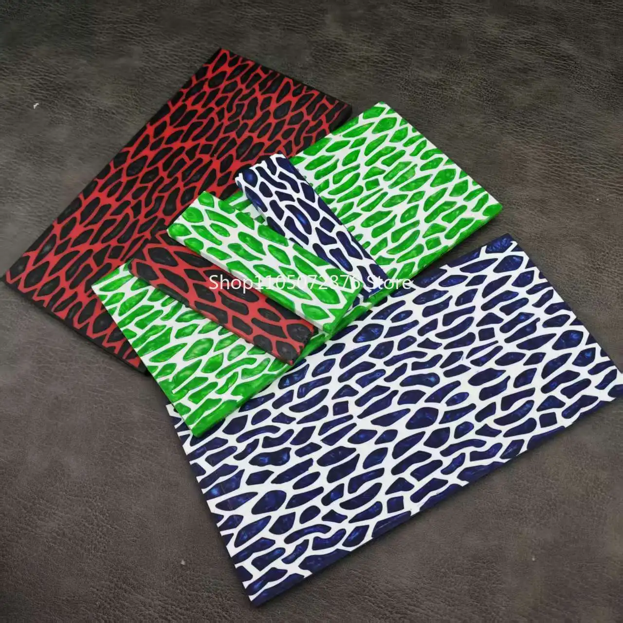 1 Piece Resin Scales Knife Handle Mateial Knife Accessories Tool 130x40x8mm/ 130x260x8mm DIY Slabs Grips Blanks