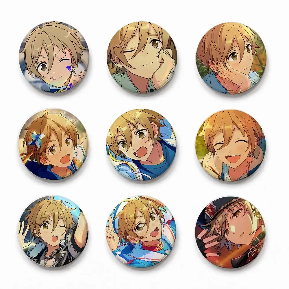 Tomoya-s Ma-sshir-o Anime Cute Cool Round Pin Badge Set For Anime Game Music Cartoon Fans Backpack Denim Jacket Hat Decoration
