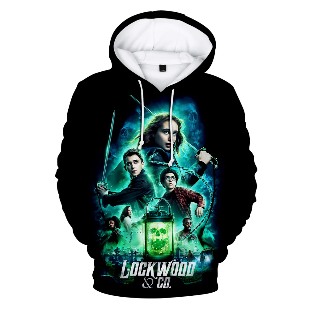 Lockwood & Co Hoodie Tv Lengan Panjang Sweatshirt Pria Wanita Harajuku Streetwear Film baru pakaian 3D