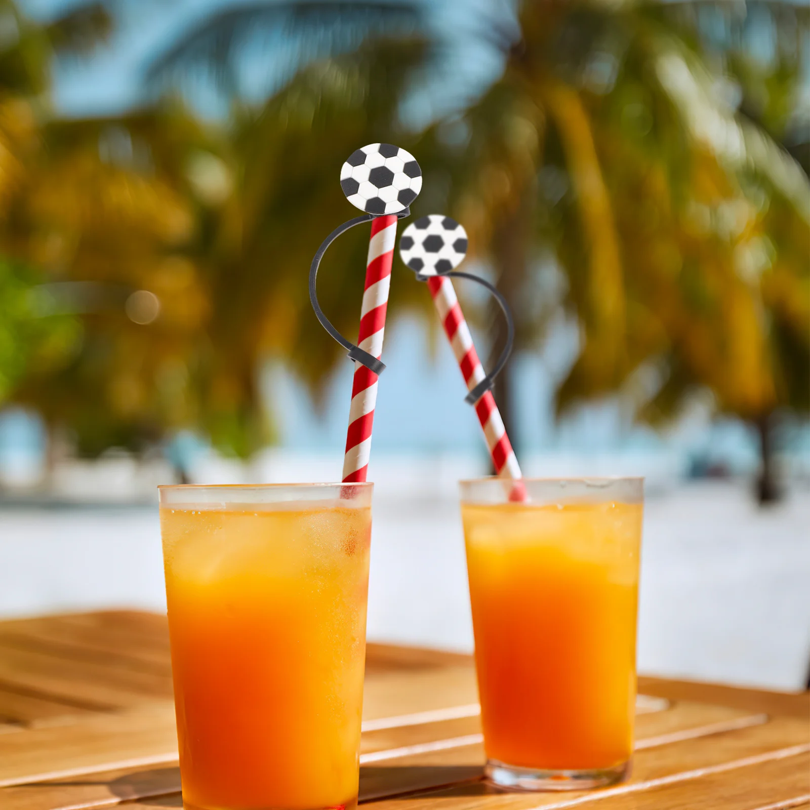 

10pcs Silicone Straw Tip Cover Reusable Drinking Straw Caps Lightweight Dust-Proof Leak-Proof Sealing Covers For Water Bottles