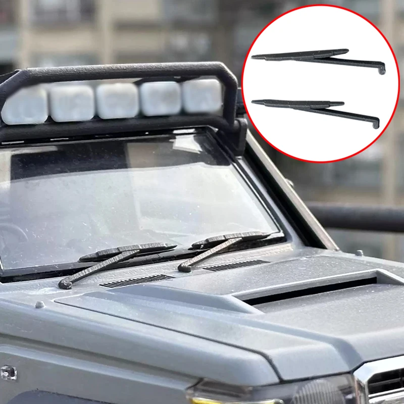 1Set For MN 82 RC Climbing Car Simulation Windshield Wiper Decorative Modified Parts Static Scale Model Adhesive Installation