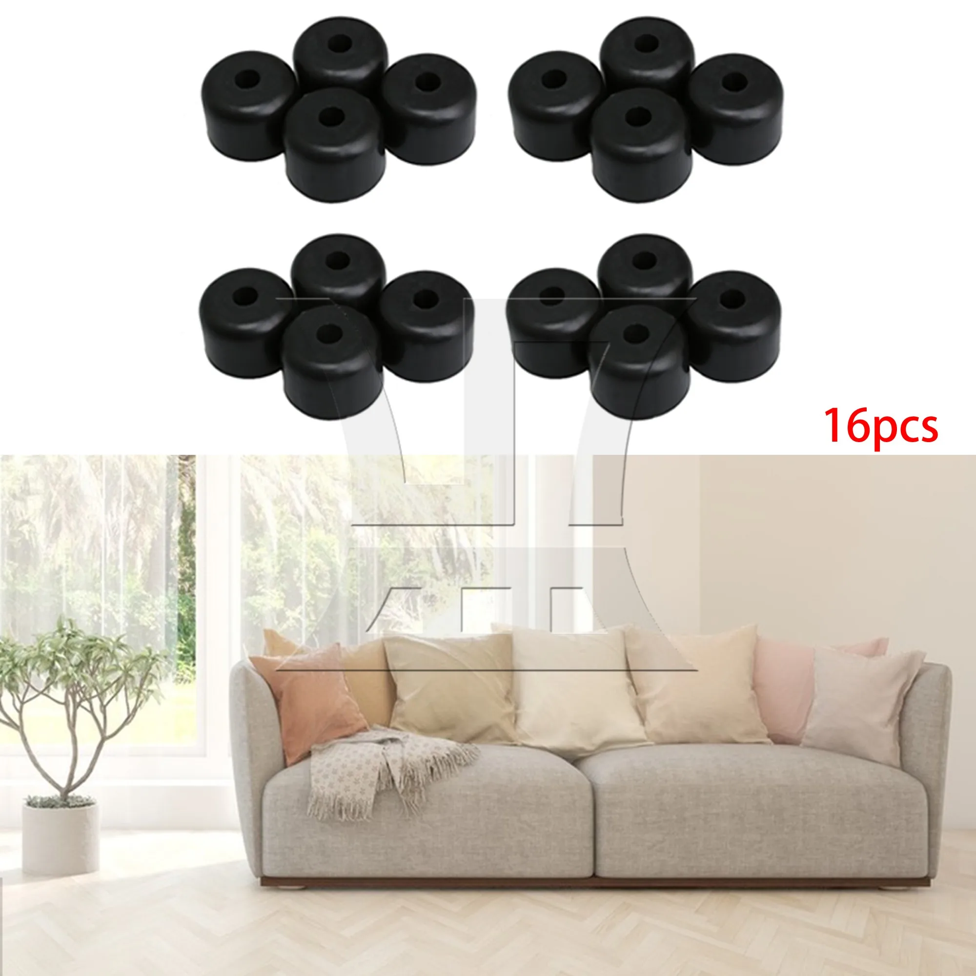 

BQLZR 16 шт. пластиковые ножки для дивана, подходящие для ножек дивана