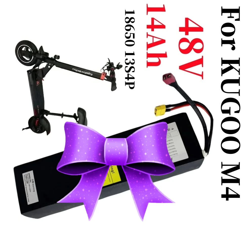 

M4/M4 Pro Kirin Electric Scooter Powerful Motor 18650 Lithium Battery 13S4P Original 48V 14000mAh for Kugoo