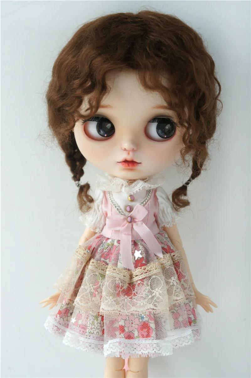 2026 Top Sale Soft BJD Mohair Wig Suit For Lati Yellow OB11 YOSD MSD SD Blythe Doll Hair Cute Braids Cheap Doll Accessories