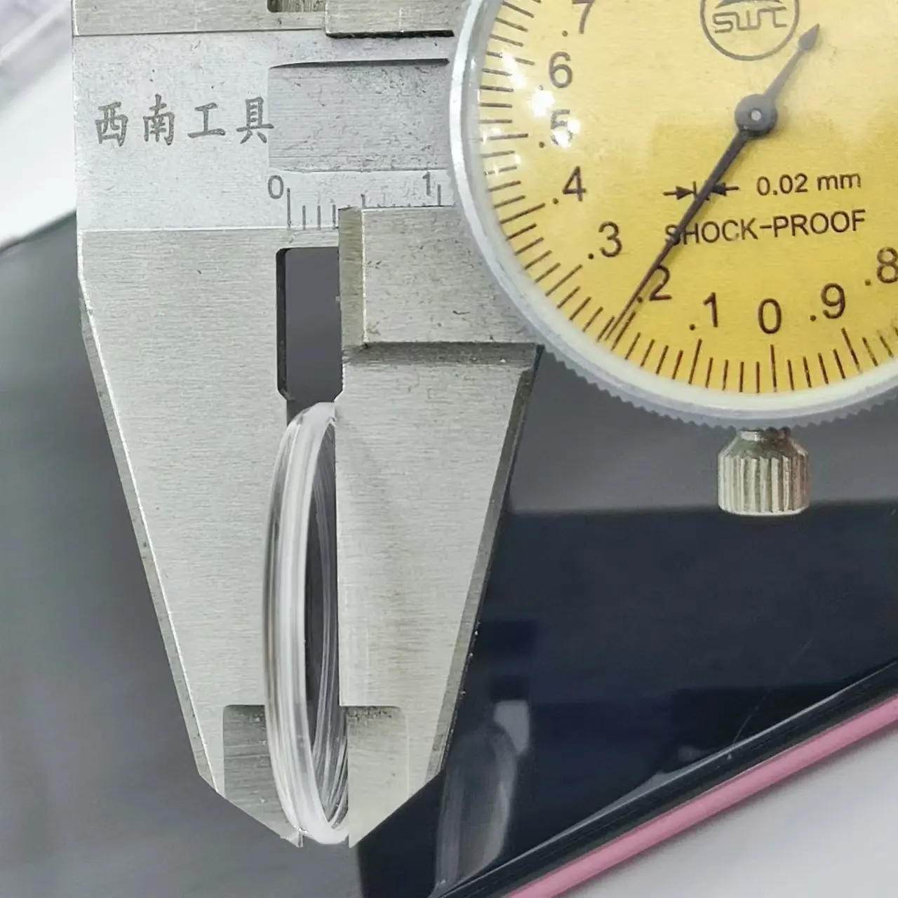 عدسة ساعة عتيقة 46941/46943 مع غطاء لاصق عضوي، غطاء بلاستيكي أكريليك، ملحقات مرآة الساعة 29.17 20.85 #3