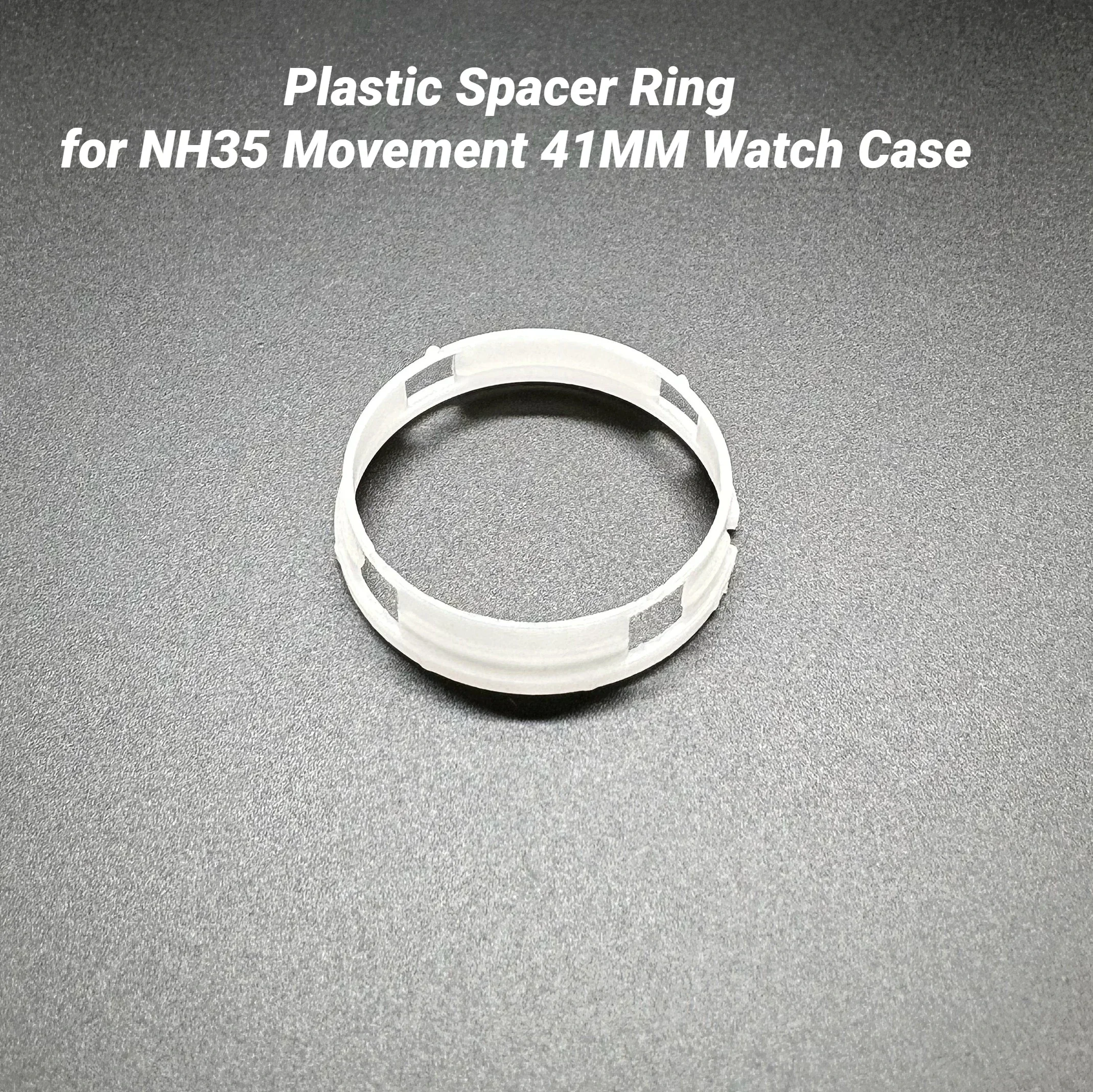 1/2/3/5Pcs Plastic Watch Spacer Ring for NH35 Movement 32MM Watch Case Inner Cover Ring Spare Parts Watch Inserts for Watchmaker