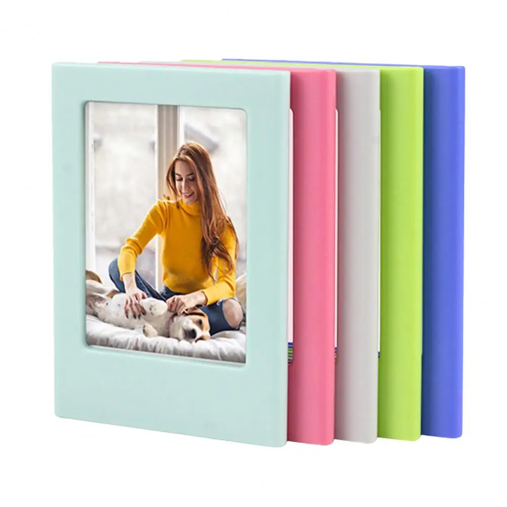 Magnetic Whiteboard Photo Frame Colorful Magnetic Photo Frames for Refrigerator Strong Magnet Picture Frame Set for Home Decor