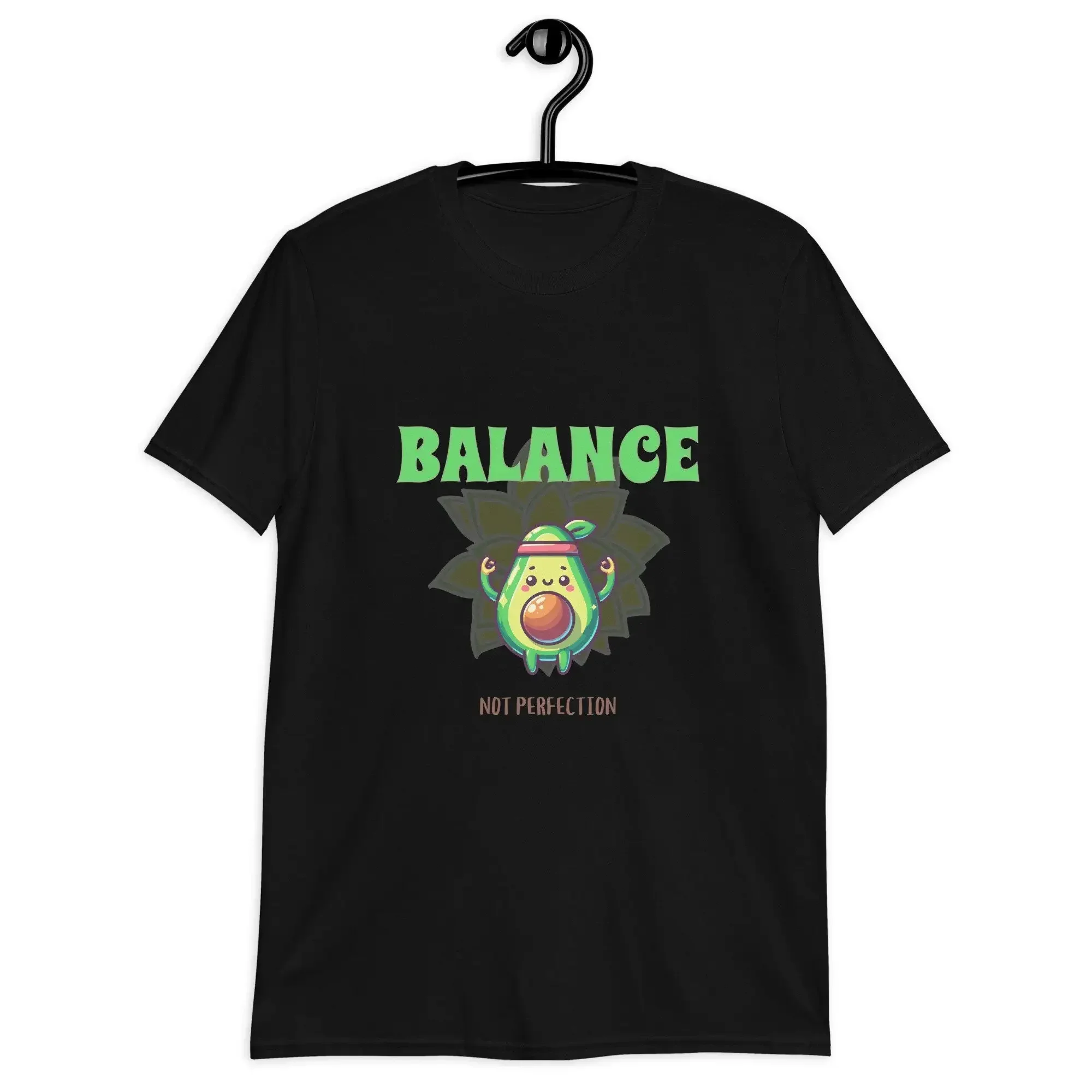 Relaxed Yoga Shirt For Everyone Balance Not Perfection With Avocado Wellness Gift