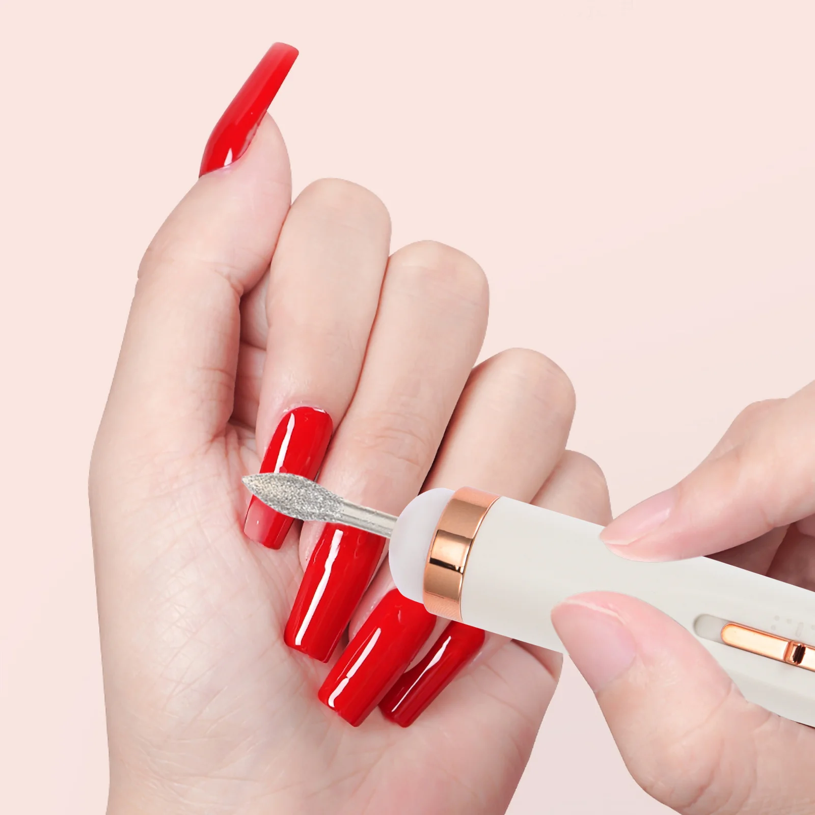 Kit de perceuse à ongles électrique, 1 ensemble, mèches remplaçables faciles à utiliser, façonneur d'ongles pour graver, meulage, polissage, perceuse à ongles