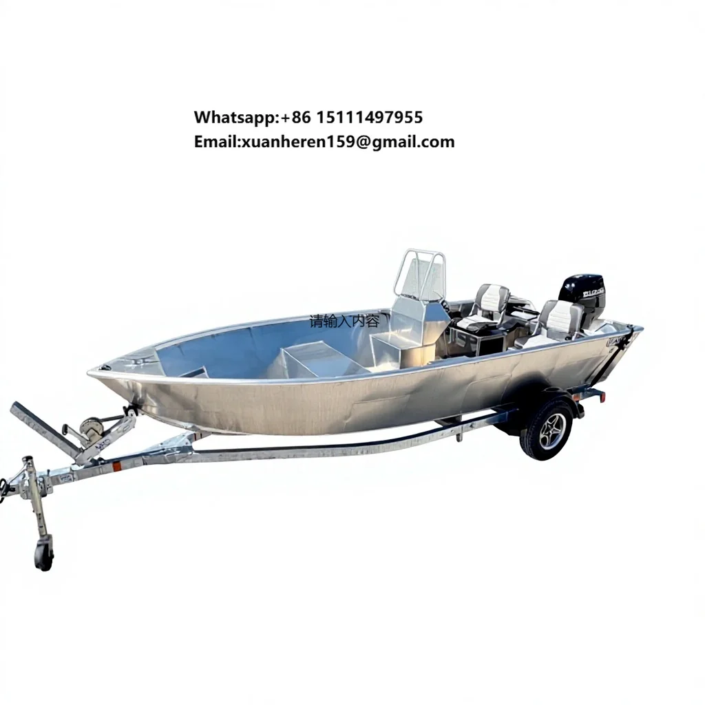 Aluminum Alloy Monocoque Angling Fishing Boat for Sea Fishing Offshore Cruising & Family Entertainment