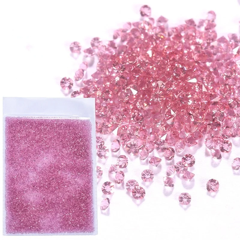 7000 ピース/パックネイルアートポイントバック最小ガラスラインストーン 1.1-1.3 ミリメートルマイクロダイヤモンドマニキュア Diy クラフトミニラインストーン卸売