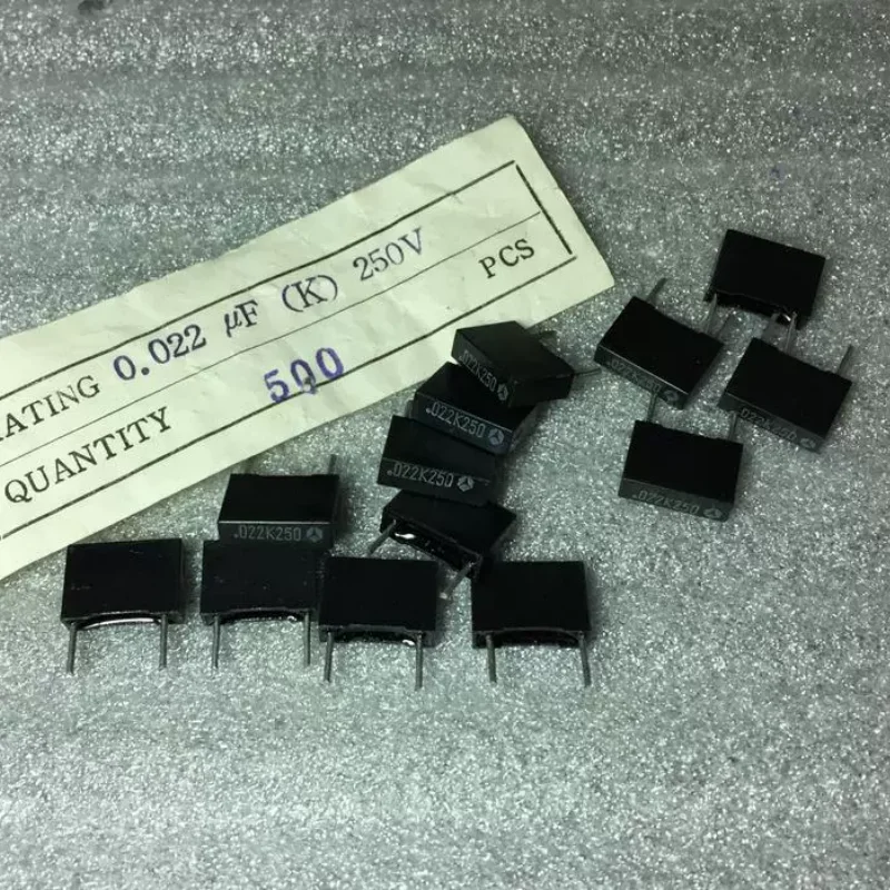 10-100pcs Original package: French old Thomson 0.022UF250V fever antique electric wood shell coupled infinite capacitor